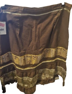 Apostrophe Rock Größe 8P braun nie getragen Etikett an Ort und Stelle - Bild 1 von 3