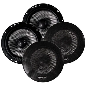 (4) American Bass SQ6.5 | 160W 6.5 Inch 4 Ohm 2-Way Coaxial Speakers & Grills - Picture 1 of 4