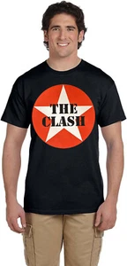 THE CLASH PUNK Rock Band Black T Shirt - Picture 1 of 1