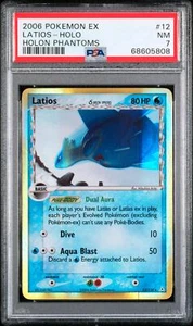 2006 Pokemon Ex Holon Phantoms Latios Holo 12 PSA 7 NM - Picture 1 of 2