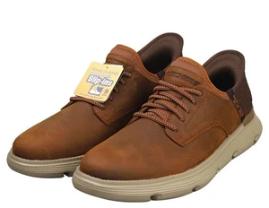 Skechers Slip-Ins Garza Herren Freizeit Sneaker Dunkelbraun Gr. 13 W Neu Mit Karton - Bild 1 von 9
