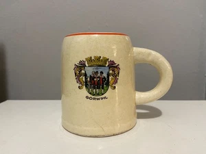Vintage Waldershof Bavaria Gorwihl Hand Painted Coat Of Arms Beer Mug Pottery - Picture 1 of 5