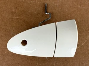 White OEM 2011-2016 Honda CR-Z CRZ DRIVER side door handle LEFT - Picture 1 of 7
