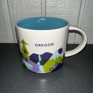 Taza de café Starbucks (Estado de) Oregon "You Are Here" coleccionable usada en excelente estado - Imagen 1 de 13