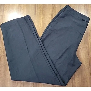 Vintage Chico's Design schwarz Seide Leinen Mischung Hose Gr. 2 L Boho Lagenlook EUC - Bild 1 von 9