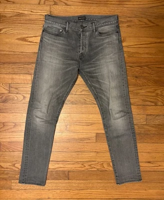 John Elliott Японии выцветший черный джинсовой ткани джинсы (размер: 33) - Изображение 1 из 4