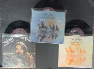 Bob Seger THREE 45 RPM vinyl records We've Got Tonight, Against The Wind, Fire L - Picture 1 of 1