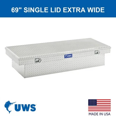 FOR 2009-2010 Dodge Ram 1500 69" Extra-Wide Crossover Truck Tool Box - Image 1 of 4