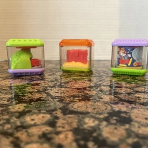 Fisher Price Peek A Boo Blocks Replacement  Toy Chest Circus Go Round Red Train - Picture 1 of 4