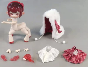 DOLLZONE ANTU Penny's Box 14cm Doll with Dress, Wings & Furs Duty Paid or Reimb - Picture 1 of 1