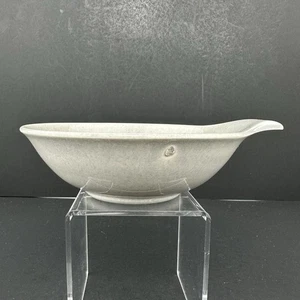 Steubenville AMERICAN MODERN GRANITE GRAY Lugged Sauce Bowl Russel Wright - Picture 1 of 17