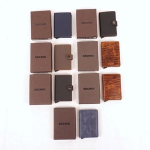 Secrid Unisex Mini & Slim Wallets Assorted Colors in Matte & Original Lot of 7 - Picture 1 of 17