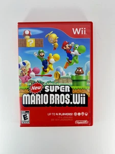 New Super Mario Bros. Wii  for Nintendo Wii 2009 Complete Play Tested Clean Disc - Foto 1 di 12