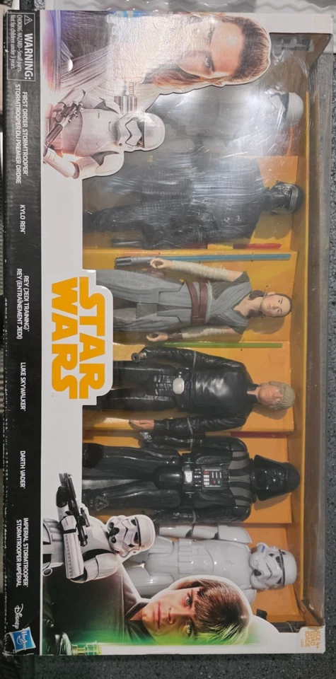 PACK DE 6 FIGURAS STAR WARS 12 PULGADAS NUEVAS 2017 SAGA STAR WARS Foto 1 de 2