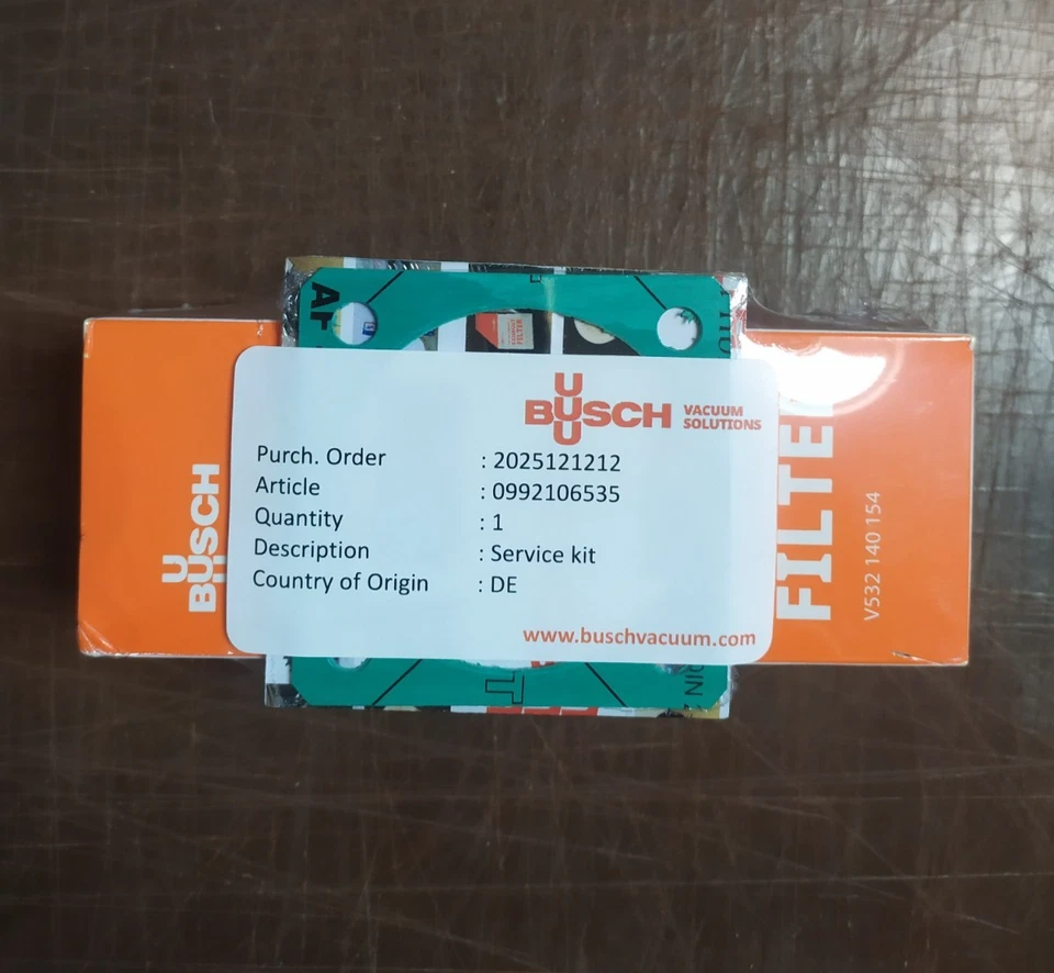 Filter kit BUSCH 0992.106.535 RA0010-0020 C/D/E. FREE SHIPPING