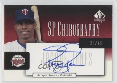 2004 SP Authentic SP Chirography /75 Jacque Jones #CA-JJ Auto - Image 1 of 2