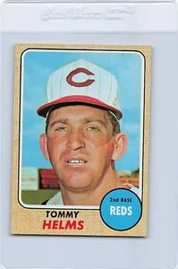 1968 Topps #405 Tommy Helms Reds NM *10362 - Picture 1 of 2