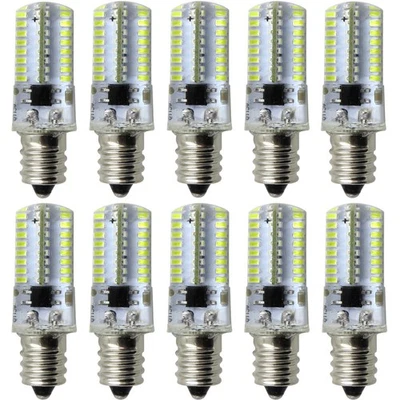 10pcs E12 Candelabra C7 64-3014 SMD LED Light Lamp Bulb Fit PQ1500S White 110V - Image 1 of 4