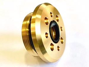Tapa de ajuste OEM Yamaha 200-225-250-300 HP LATÓN con sellos 61A-43821-00-00 nuevo en caja - Imagen 1 de 3