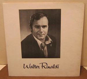 Walter Rinaldi ROME Opera House WHITE LABEL PROMO Phonograph Record Album LP - Imagen 1 de 3