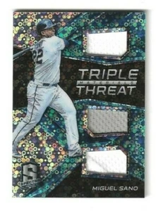 Miguel Sano 2017 Spectra Triple Relics Neon Blue Prizm #27/99 #MS Twins - Picture 1 of 2