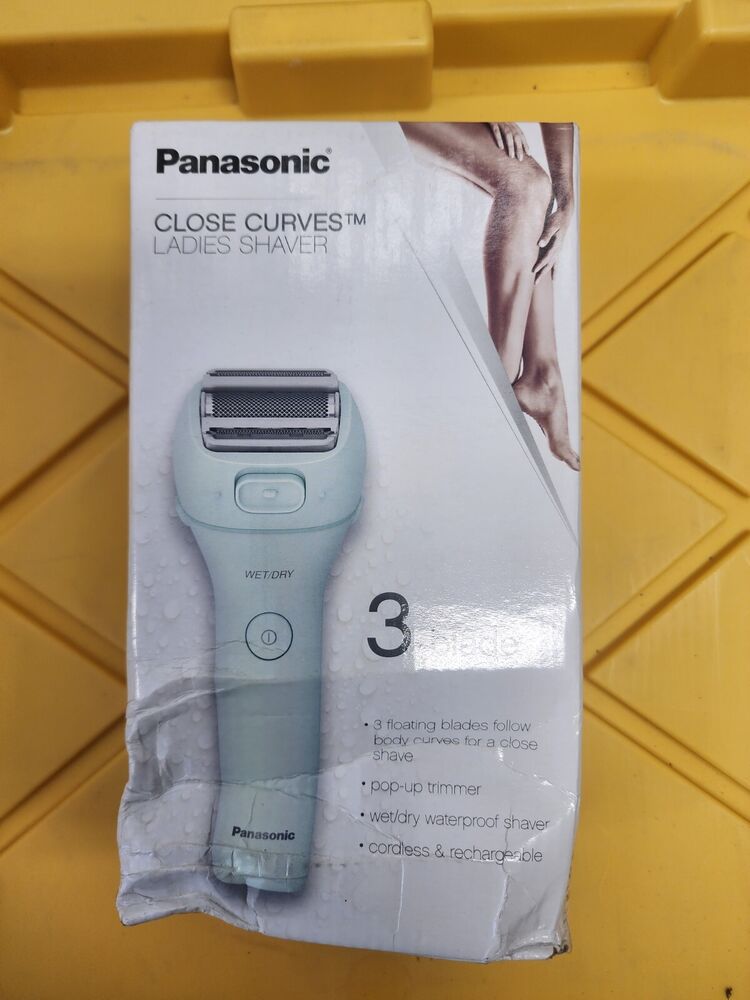 Panasonic Close Curves Electric Razor for Women, Cordless 3-Blade Shaver with
