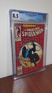 Amazing Spider-Man 300 8.5 CGC Origin And 1st Full App Of Venom 1988 Newsstand 