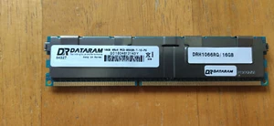 DataRam DRH1066RQ DDR3 PC3-8500R 16Gb Registered ECC Server Memory RAM - Picture 1 of 1