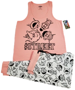 Official Sesame Street & Friends Tank Top & Pants Set! #Street Bert Ernie Cookie - Picture 1 of 4