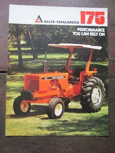 Folleto original para el tractor Allis Chalmers 175, excelente estado - Imagen 1 de 5