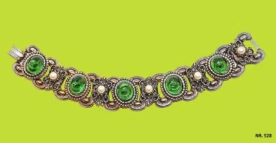 Favoloso bracciale vgt Revival Vittoriano anni 50-60 - Immagine 1 di 3