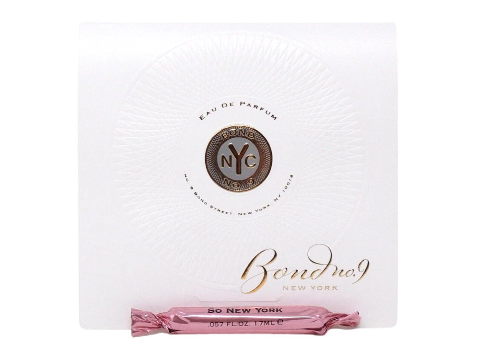 BOND NO 9 SO NEW YORK 1,7 ml .057 fl oz x 1 frasco de muestra de spray de perfume Foto 1 de 1