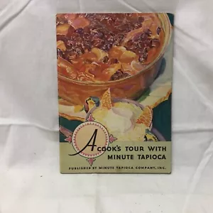 Eine Kochtour mit Minute Tapioka Vintage 1931 Rezept Kochbuch - Bild 1 von 13