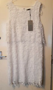 Soaked In Luxury Ladies Double Layer Cotton Lace Dress Size M   RRP £85.00 - Picture 1 of 6