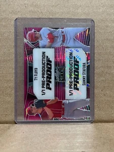 Ty Floyd Sammy Stafura 2024 Leaf Baseball 1/1 Pre Production Proof - Picture 1 of 1