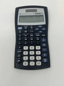 Texas Instruments TI-30X IIS 2-Line Scientific Calculator Black/Blue No Cover - Picture 1 of 4