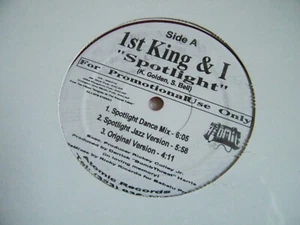 1ST KING & I - "SPOTLIGHT" - 12" ATOMIC Promo Red Vinyl Sealed New - Hip Hop - Picture 1 of 5