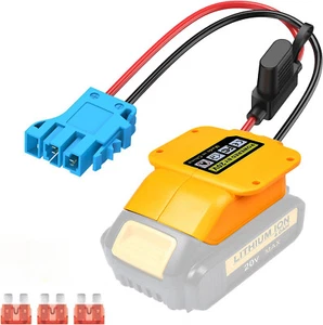 for Power Wheel Adapter for Dewalt 20V Fuse Wire Connector For 12V Ride-on Toy - Picture 1 of 8