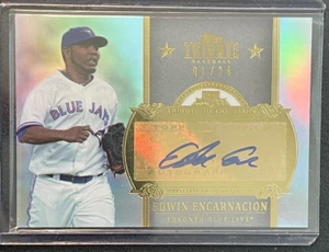 Autografo Edwin Encarnacion 2013 Topps Tribute Auto SP 1/24 Toronto Blue Jays 🔥 - Foto 1 di 3