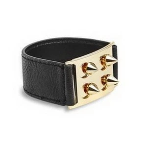 Jewelmint Black Punk Cuff - New Rare Discontinued - Picture 1 of 4