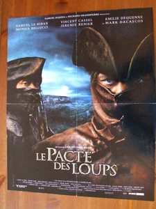 LE PACTE DES LOUPS POSTER DE MAGAZINE 40 X 54 CM - Picture 1 of 1