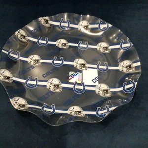 nwt NFL certified Indianapolis Colts plates set of 2 plates are 10 inches wide - Picture 1 of 3