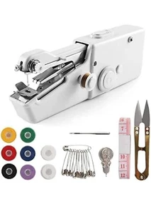 Mini Handheld Sewing Machine – Portable Electric Stitch Tool for DIY, Clothes & - Picture 1 of 4