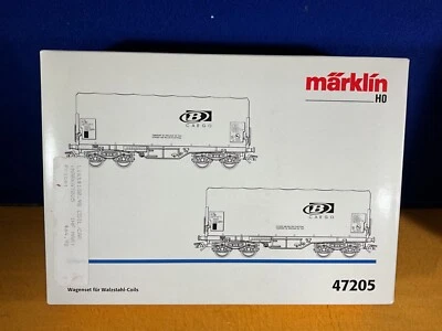 A11-68 TRAIN CARS - SET OF 2 CARS FOR ROLLED - HO SCALE - MARKLIN HO #47205 - Image 1 of 4