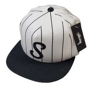 Stüssy Classic S Stripe Cap, Black, One Size - Picture 1 of 5
