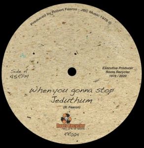 Jeduthum - When You Gonna Stop / Version 7" Rare 70s Reggae 45 - Picture 1 of 2