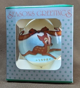 Vintage Disney 1998 Familie Urlaub Party Ornament Bambi Klopfer Blume IN BOX #3 - Bild 1 von 6