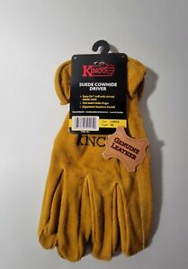 KINCO Suede cowhide Mens large Driver Gloves style 50