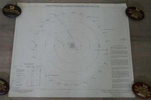 Original Apollo 14 Plotting Chart 1. Auflage 16. Dezember 1970 - Bild 1 von 6