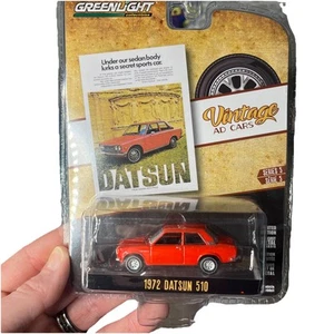 Greenlight Vintage Ad Cars 1972 Datsun 510 - Picture 1 of 1